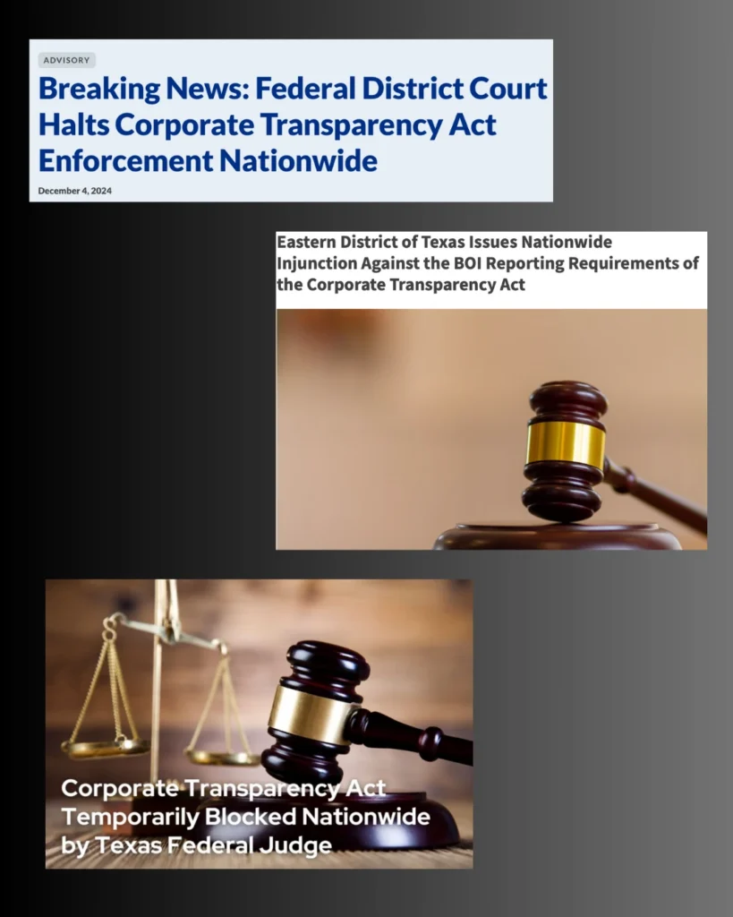 The Corporate Transparency Act ruling on Dec. 03, 2024 changed the game.