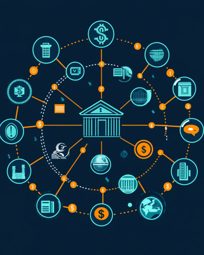 Infographic showing Federal Reserve interest rate cuts timeline and economic trends.