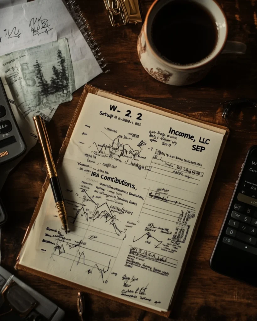Strategic tax planning scenario documents and tools